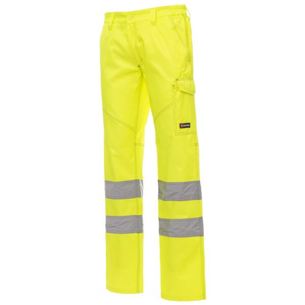 Pantalon haute visibilité jaune fluo