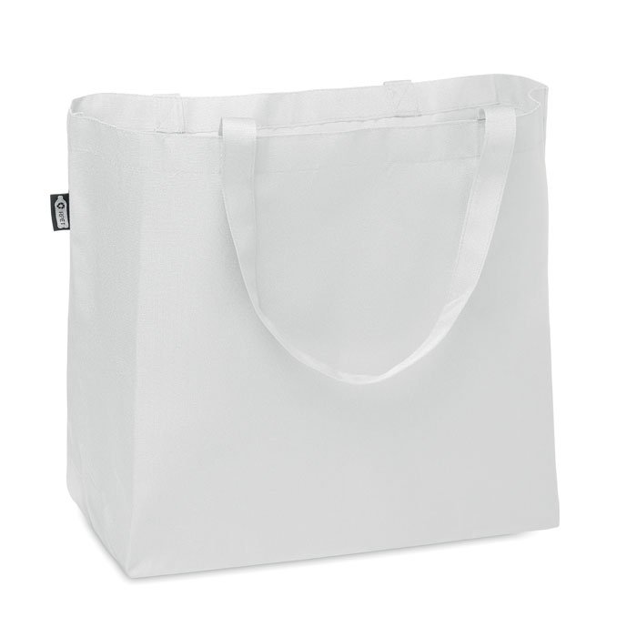 Grand sac shopping RPET blanc