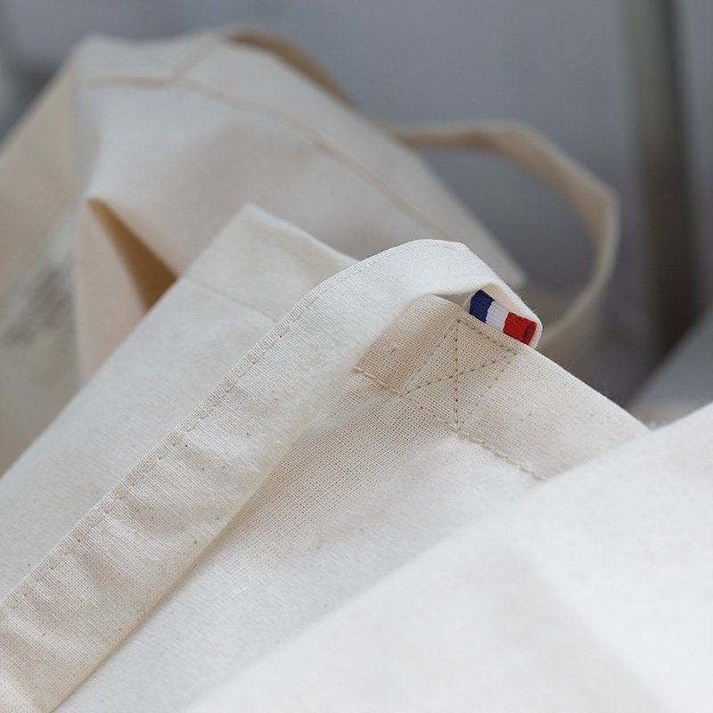 Tote bag Made in France puce bleu blanc rouge