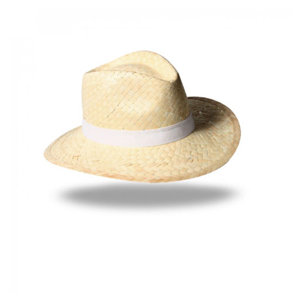 Chapeau Panama en paille blanche