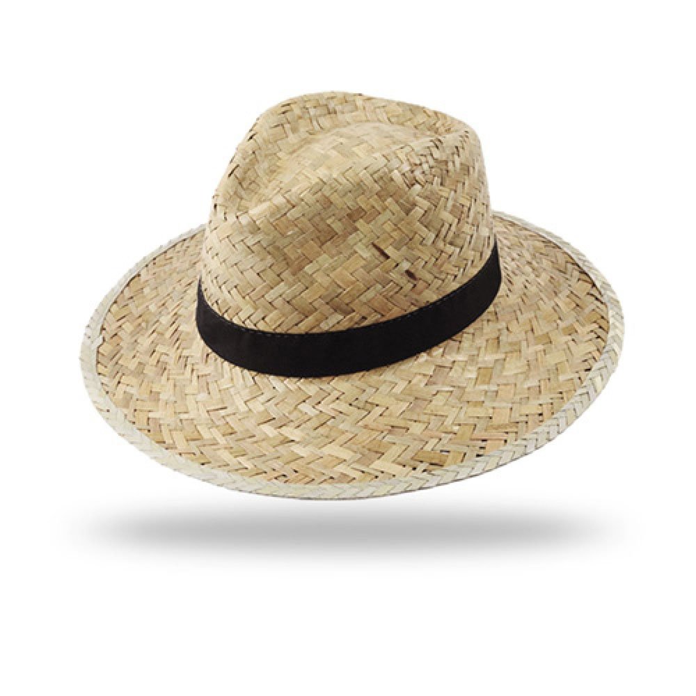 Chapeau Panama en paille dorée