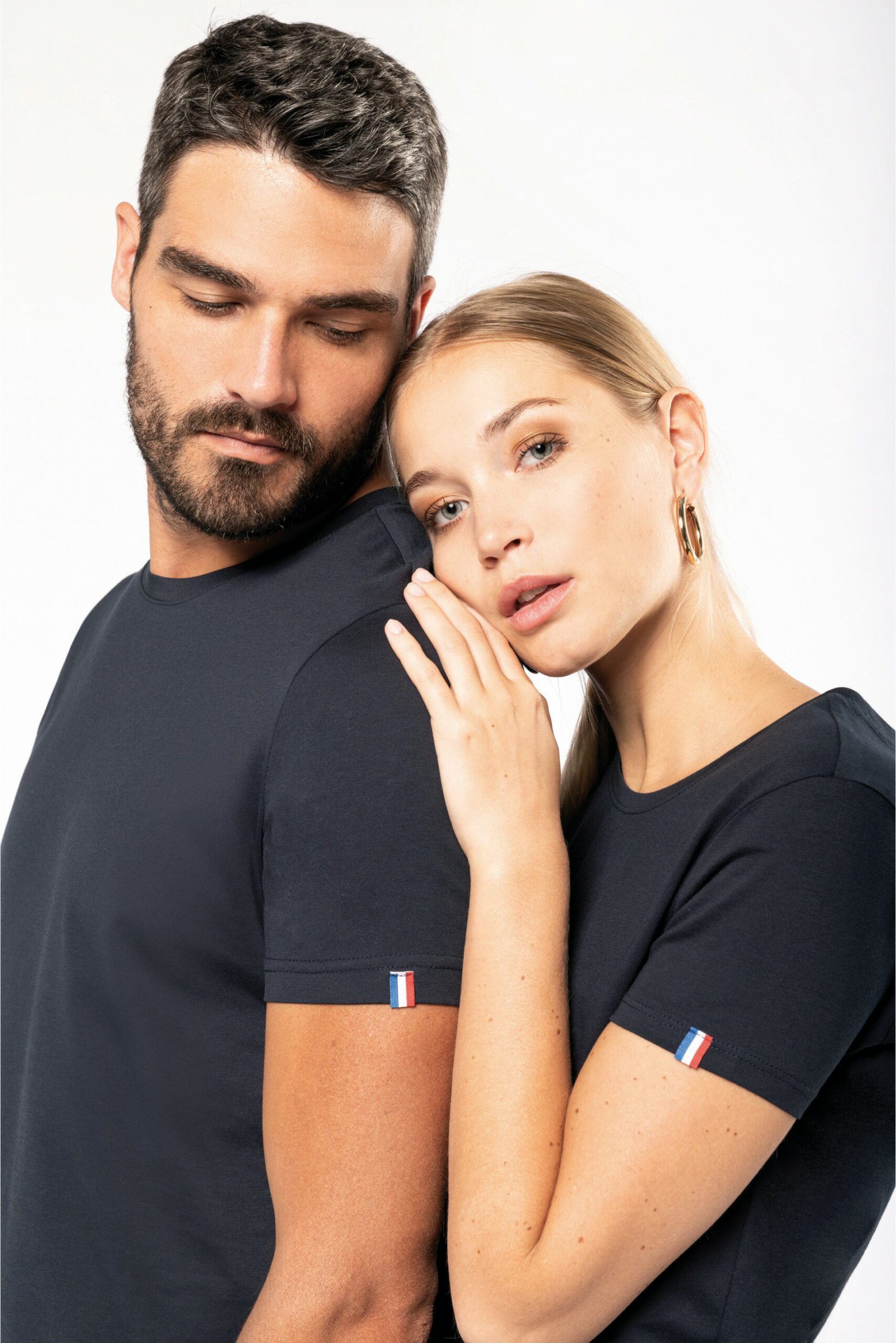 T-shirts marines Made in France homme et femme