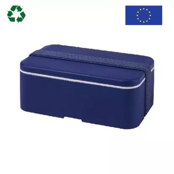 Lunch à un box avec élastique recyclé PET, made in Europe